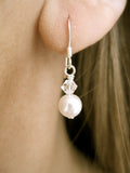 Clara Crystal & Pearl Earrings and Necklace Set
