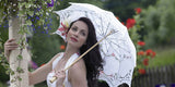 Heidi Lace Wedding Parasol