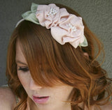 Linen Roses Headband