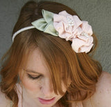 Linen Roses Headband