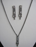 Pina Art Deco Necklace & Earrings Set