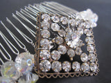 Art Deco Crystal Comb