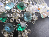 Green Crystal Pearl Comb