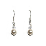 Clara Crystal & Pearl Earrings and Necklace Set