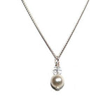 Clara Crystal & Pearl Earrings and Necklace Set