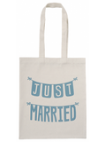 Just Married Tote Bag